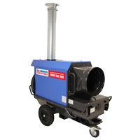 Indirect fired oil heaters