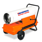 Model 160 direct fired oil heater