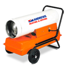 Model 30 direct fired oil heater