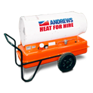 Model 300 TA direct fired oil heater