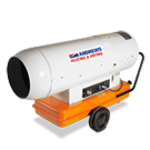 Tornado 85 DV direct fired oil heater