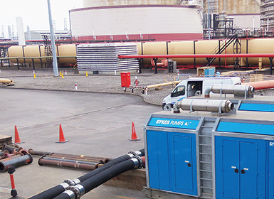 Pump hire for Wastewater Treatment